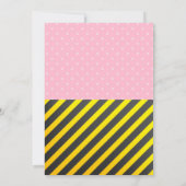 Party für die Eiscremekonstruktion Einladung (Rückseite)