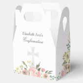 Party für die elegante rosa Blumenbestätigung Geschenkschachtel (Geöffnet)