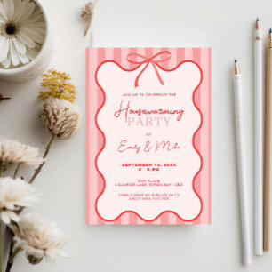 Party für die Erwärmung von Häusern an den Binneng Einladung