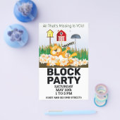 Party für die Gemeinschaftsblockade Flyer (Einzeln)