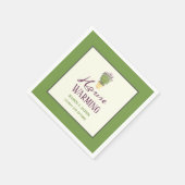 Party für die Haushaltsaufwärmung | Eleganter und Serviette (Ecke)