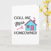 Party für die Haushaltsaufwärmung rufen Sie mich F Karte (Gelbe Blume)