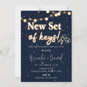 Party für die Haushaltserwärmung - neues Set der S Einladung (Vorderseite)