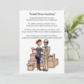 Party für die häusliche Erwärmung Einladung (Stehend Vorderseite)