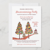 Party für die Herbstwärmung Einladung (Vorderseite)