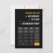 Party für die Hinterlegung von Forderungen Einladung (Vorderseite)