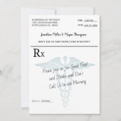 Party für die Hochzeitsempfehlung Einladung (Vorderseite)