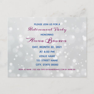 Party für die individuelle Altersvorsorge Postkarte