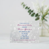 Party für die individuelle Altersvorsorge Postkarte (Stehend Vorderseite)