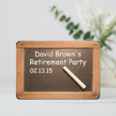 Party für die individuelle Einladung von Lehrern (Stehend Vorderseite)