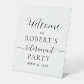 Party für die Kalligraphie Sockelschild (Vorderseite)