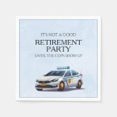 Party für die komische Altersversorgung bis die Po Serviette (Vorderseite)