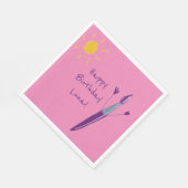 Party für die Kunstwerke Ihres Kindes Serviette (Ecke)