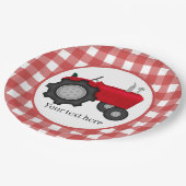 Party für die Länderzuführung Pappteller (Schrägansicht)