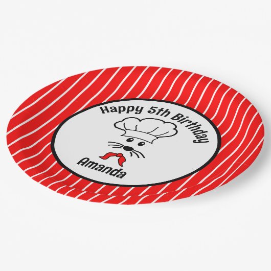 Party für die Maus Pappteller (Schrägansicht)