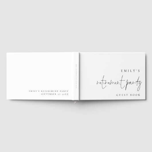 Party für die Minimalistische Skriptausgabe Gästebuch (Voll)