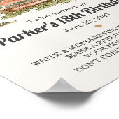 Party für die Nationalparkzeit Poster (Ecke)