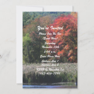 Party für die Natur des Herbstes Einladung