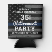 Party für die Polizeieinweisung personalisieren Th Dosenkühler (Vorderseite)