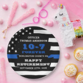 Party für die Polizeieinweisung personalisieren Th Pappteller (Party)