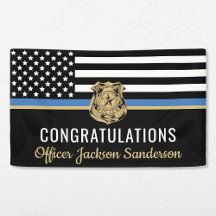 Party für die Polizeieinweisung Thin Blue Line