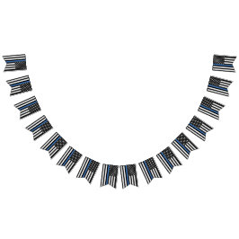 Party für die Polizeieinweisung Thin Blue Line Wimpelkette