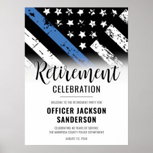 Party für die polizeiliche Sicherung der Strafverf Poster