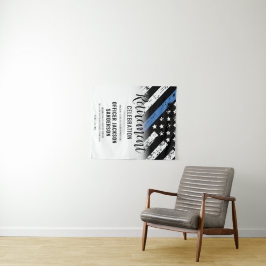 Party für die polizeiliche Sicherung der Strafverf Wandteppich (Beispiel (Horizontal))