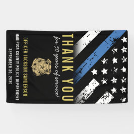 Party für die Polizeiruhestandszeit Jahrestag der  Banner