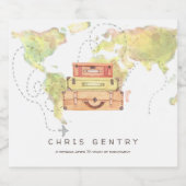 Party für die Reisetätigkeit Bierflaschenetikett (Einzelnes Label)