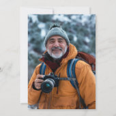 Party für die Renten von Navy Blue und Gold Stars  Einladung (Rückseite)