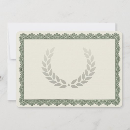 Party für die Ruhestandsberechtigung - Funny Recog Einladung (Rückseite)