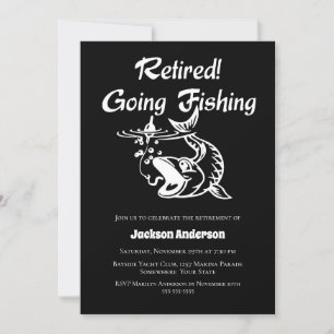 Party für die Ruhestandsregelung in der Fischerei Einladung