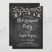 Party für die Ruhestandsregelung - Kopfbrett Einladung (Vorne/Hinten)