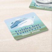 Party für die Ruhestandsrückstellung in die Ruhest Rechteckiger Pappuntersetzer (angewinkelt)