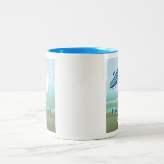 Party für die Ruhestandsrückstellung in die Ruhest Zweifarbige Tasse (Mittel)