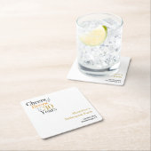 Party für die Ruhestandzeit 30 Jahre Käse und Bier Rechteckiger Pappuntersetzer (Vor Ort)