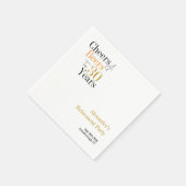 Party für die Ruhestandzeit 30 Jahre Käse und Bier Serviette (Ecke)