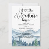 Party für die Ruhestätte von Wäldern Einladung (Vorderseite)