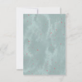 Party für die Save the Date-Rente Date (Rückseite)