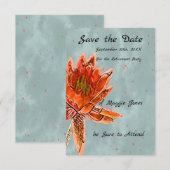 Party für die Save the Date-Rente Date (Vorne/Hinten)