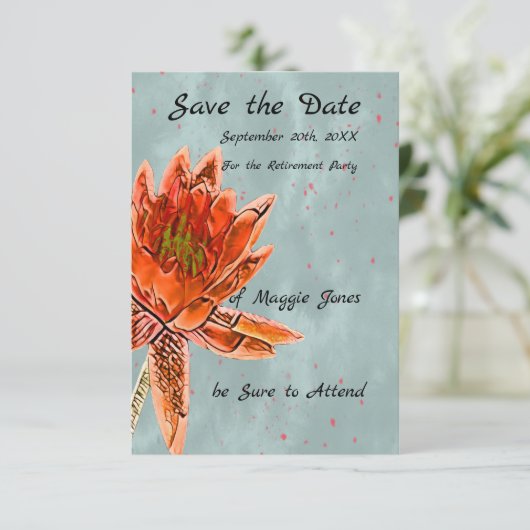 Party für die Save the Date-Rente Save The Date (Stehend Vorderseite)