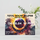 Party für die Sonnenbrille individuell anpassbar Einladung (Stehend Vorderseite)