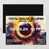 Party für die Sonnenbrille individuell anpassbar Einladung (Vorne/Hinten)