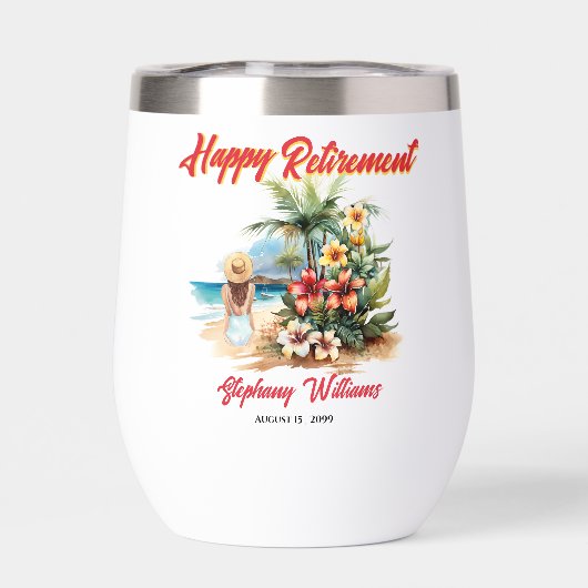 Party für die weibliche Altersversorgung Aloha Wom (Rückseite)