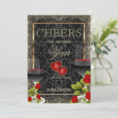 Party für ein anderes Jahr Einladung (Stehend Vorderseite)