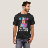 Party für ein Gender Reveal Broth T-Shirt (Vorne ganz)