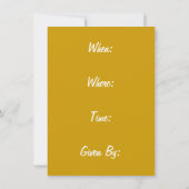 Party für eine Prinzessin Einladung (Rückseite)