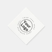 Party für einfaches Business-Logo Serviette (Ecke)