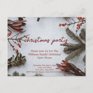 Party für Einladungen nach der Postkarte